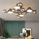 Nordic Glass Hanging Ceiling Lights for Living Room