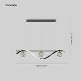 Multi-Light Curved Modern Pendant Light - Clowas