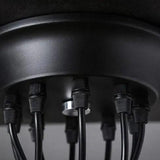 Multi-Light Spider Web Black LED Chandelier - Clowas