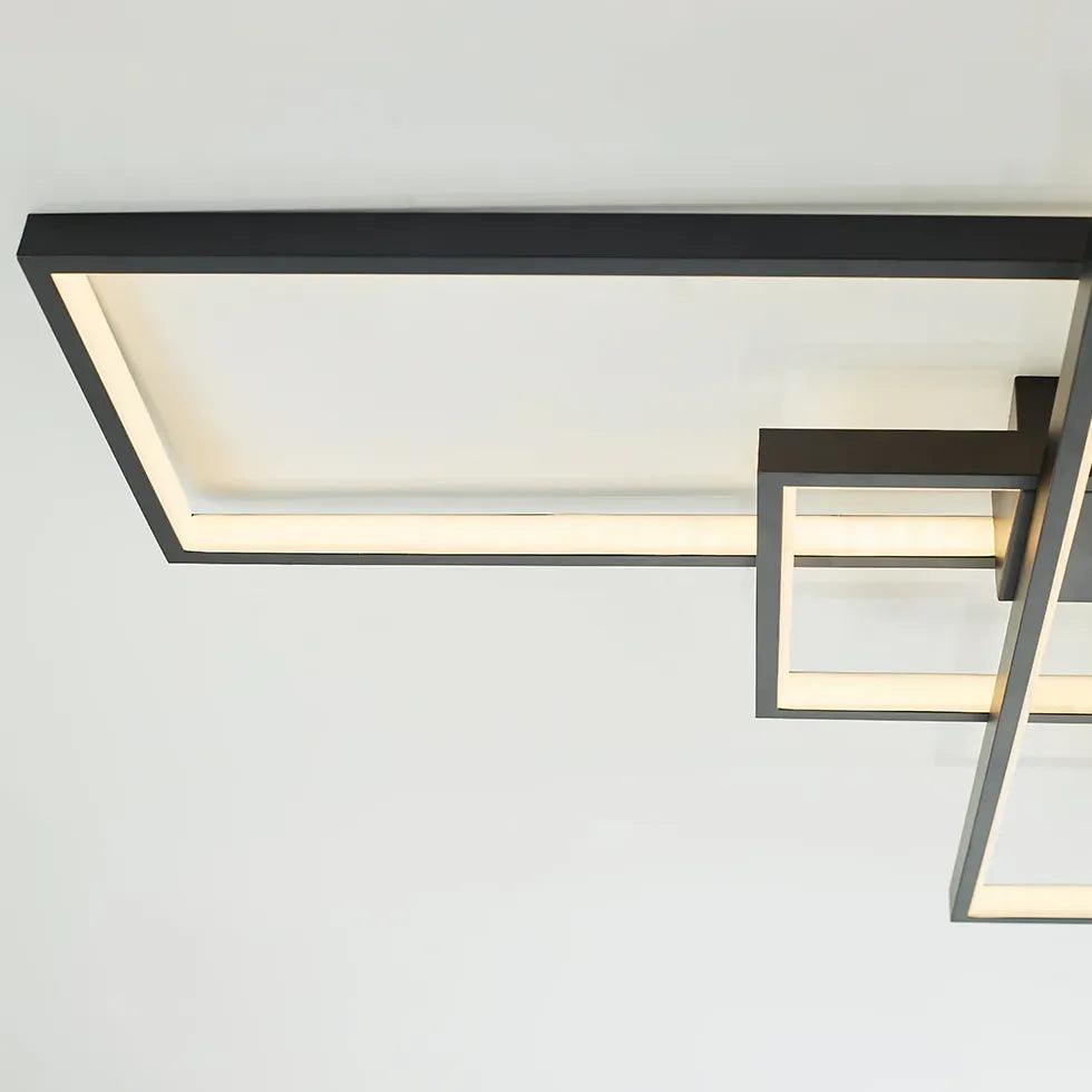 Multi-Rectangular Frame Modern Pendant Light - Clowas