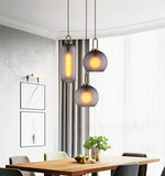 Nordic Global Clear Glass Pendant Light Fixture