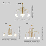 Multi-Sphere Glass Lights Modern Pendant Light - Clowas