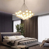 Glass Ball Cluster Pendant Light with Nordic Design