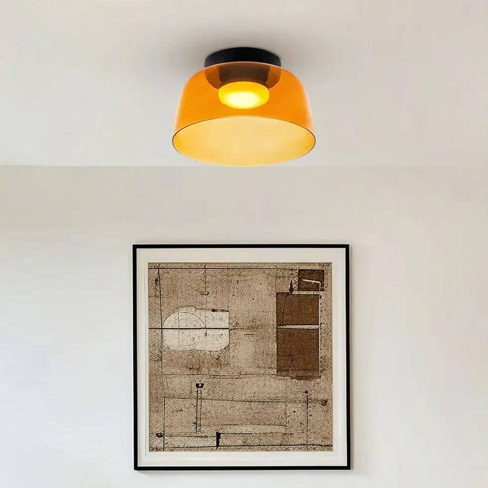 Multiple Coat Modern Glass Flush Ceiling Lights - Clowas