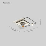 Multiple Lights Modern Ceiling Fan With Light - Clowas