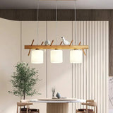 Bird Shaped Bend Bracket Wooden Pendant Light - Clowas
