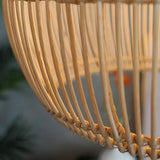 Japanese Bamboo Rattan Tea Room Pendant Light