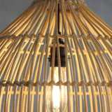 Japanese Bamboo Rattan Tea Room Pendant Light