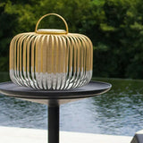 Woven Bamboo Birdcage Lantern Light for Outdoor