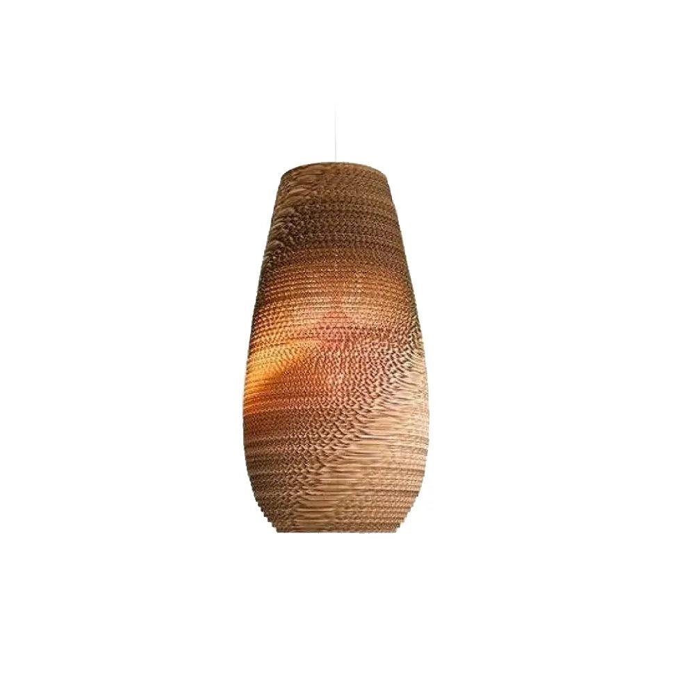 Layered Braided Design Rattan Vintage Pendant Light - Clowas