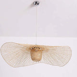 Tone Wave Rattan Vintage Pendant Light - Clowas