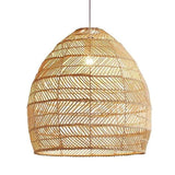 Bamboo Weaving Dining Rattan Pendant Light - Clowas