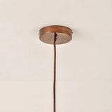 Woven Rattan Cone Shade Vintage Pendant Light - Clowas