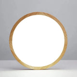 Natural Bedroom Wooden Flush Ceiling Lights - Clowas