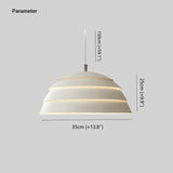 Cascading Hemispheres Dining Room Modern Pendant Light - Clowas