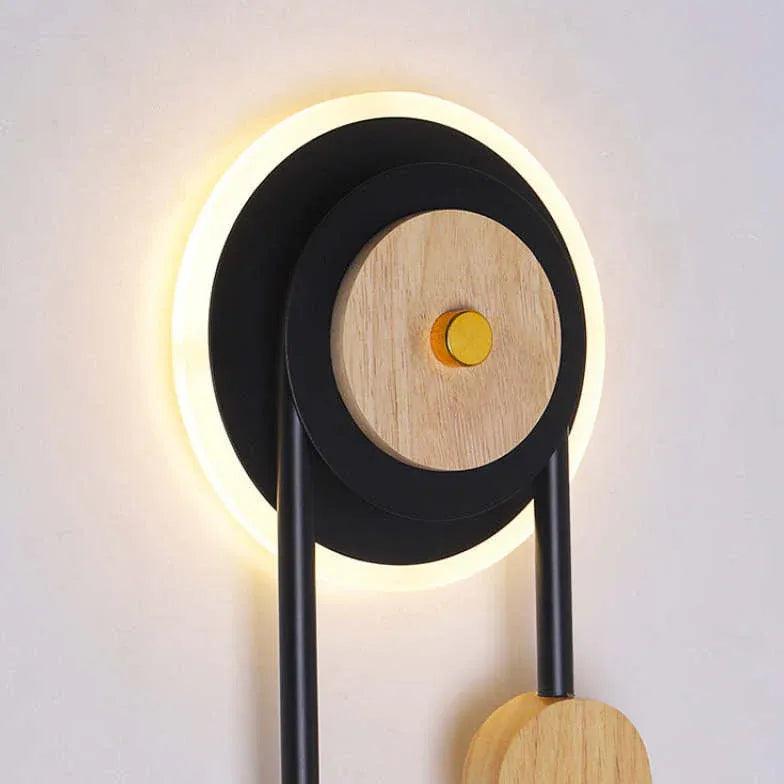 Geometry Modern Black Bedroom Wall Lights - Clowas
