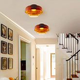 Vintage Glass Ceiling Light Fixtures for corridor