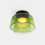 Vintage Glass Ceiling Light Fixtures for corridor