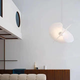 Silk Fabric Modern White Pendant Light - Clowas