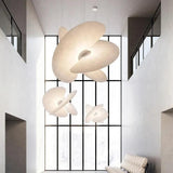 Silk Fabric Modern White Pendant Light - Clowas