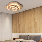 Contemporary Chinese Wooden Ceiling Lights for Living Room