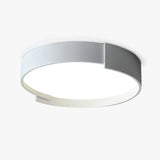 LED Modern Ceiling Light In Cream Round Design