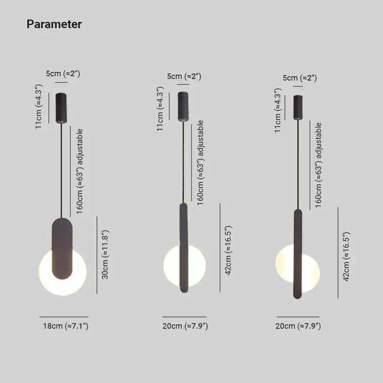 Light Geometry Bedroom Modern Pendant Light - Clowas