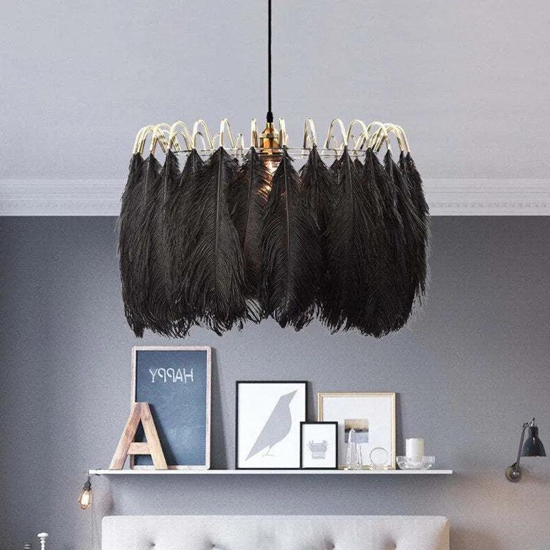 Black Statement Pendant Light - Clowas