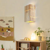 Minimalist Wooden Square Box Wall Lights
