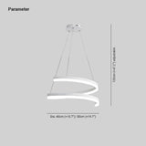 Office white led modern chandelier - Clowas