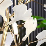 Ginkgo Tree Design Metal Floor Lamp - Clowas