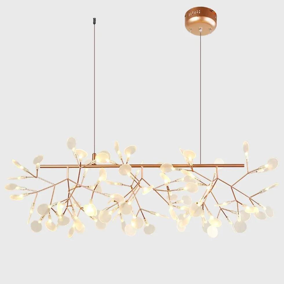 Rose Gold Branches LED Modern Chandelier - Clowas