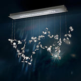 Compact Crystal Decor Modern Study Pendant Light - Clowas