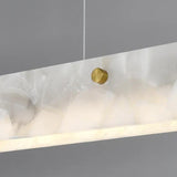 Onyx Finish White Dining Room Pendant Light - Clowas