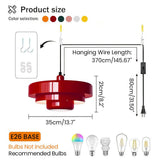 Layered Cake Vintage Style Pendant Light Fitting