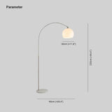 Living Room Lamp Floor with French Arch Design