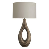 Brass Oval Design Table Lamp for Bedside