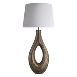 Brass Oval Design Table Lamp for Bedside