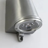 brushed metal wall lights outdoor - Clowas