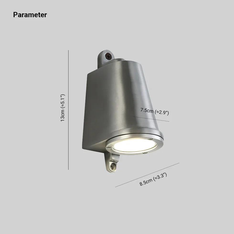 brushed metal wall lights outdoor - Clowas