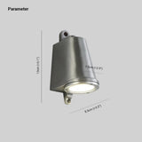brushed metal wall lights outdoor - Clowas