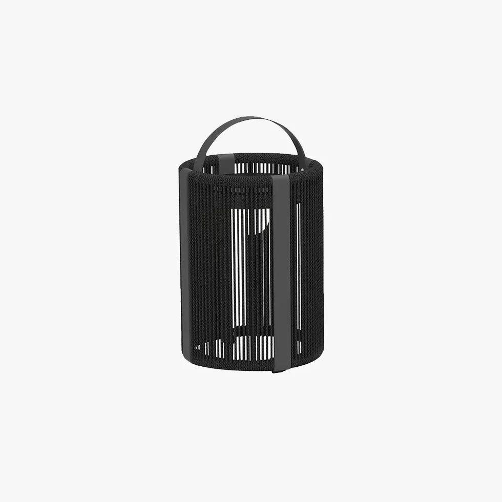 Black Metal Frame Outdoor Floor Lamp - Clowas