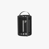 Black Metal Frame Outdoor Floor Lamp - Clowas