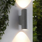 Textured Cylinder Outdoor Up and Down Wall Lights - Clowas