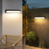 Rectangle Led Solar Outdoor Wall Lights - Clowas
