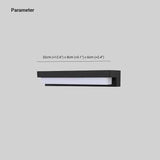 Rectangle Led Solar Outdoor Wall Lights - Clowas