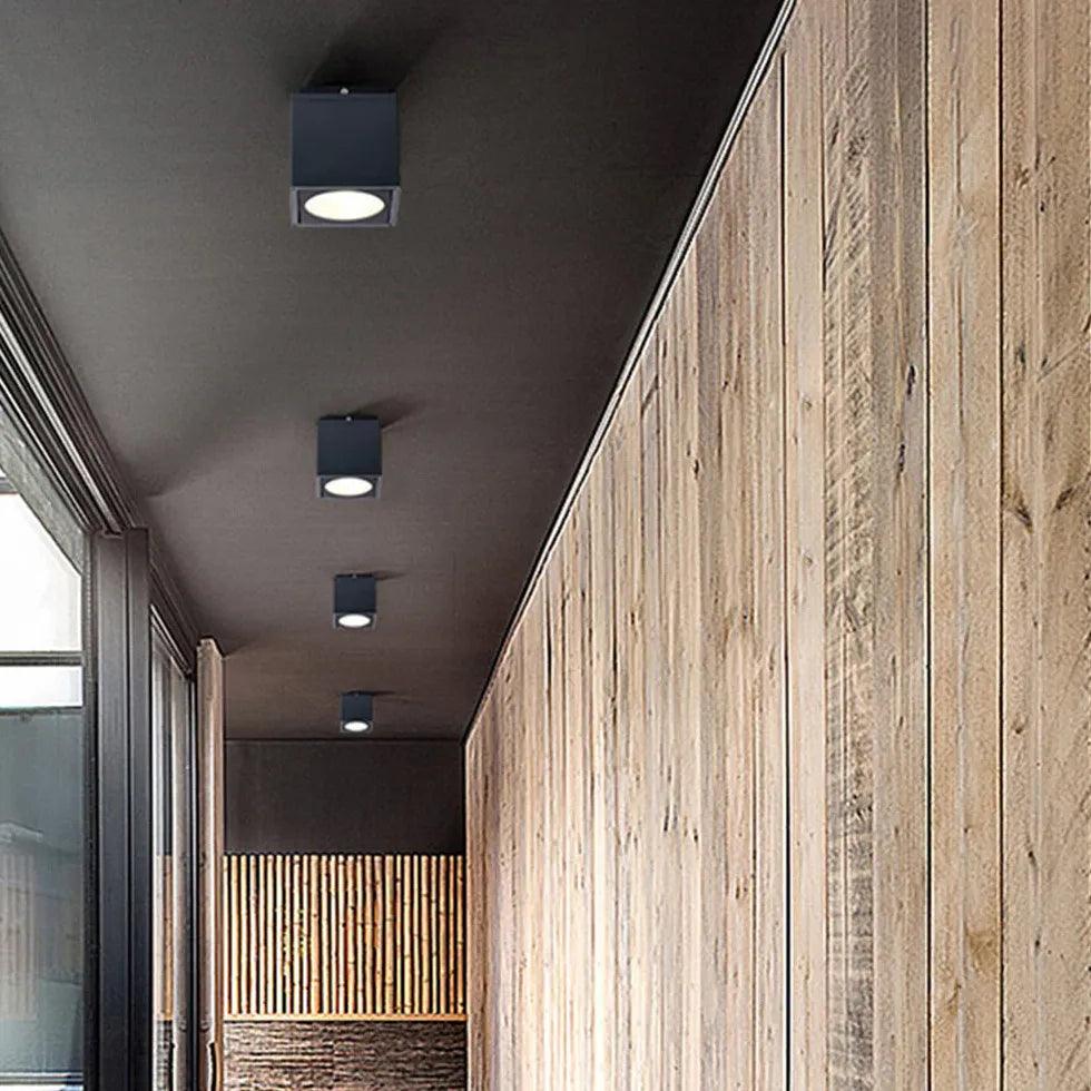 Square Prism LED Modern Flush Ceiling Lights - Clowas