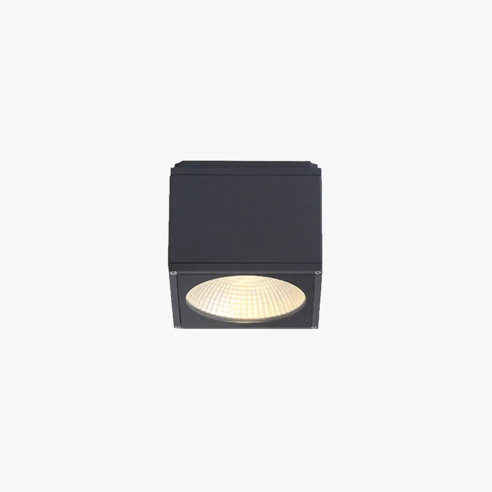 Cubic Linear Array Black Flush Ceiling Lights - Clowas
