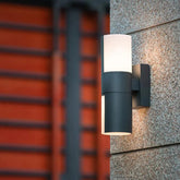 Rotatable Cylinder Outdoor Up and Down Wall Lights - Clowas