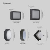 Geometric Led Porch Flush Outdoor Lights - Clowas